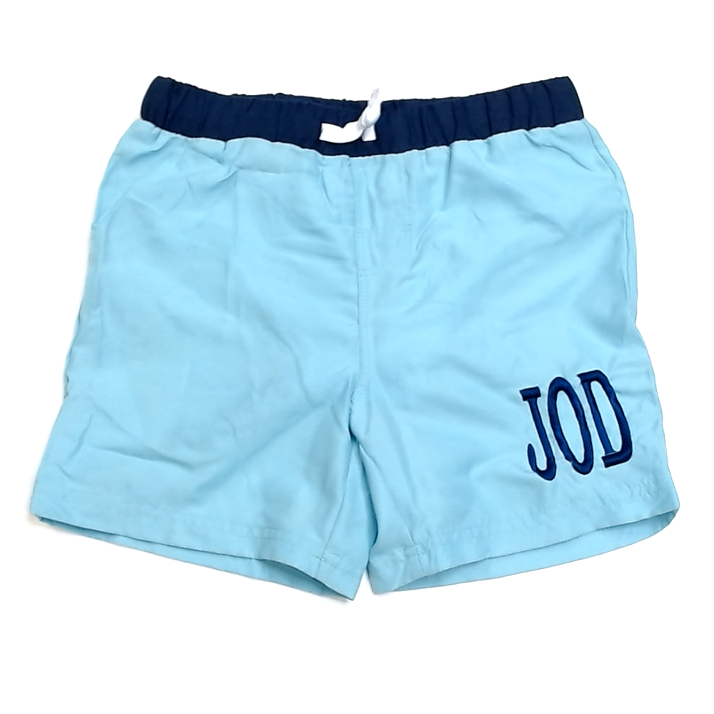 BLOOPER KIDS: Monogrammed Boys Swim Trunks