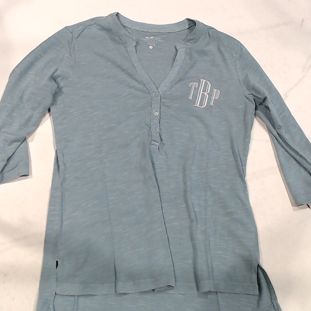 BLOOPER CLOTHING: Monogrammed Henley