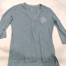BLOOPER CLOTHING: Monogrammed Henley