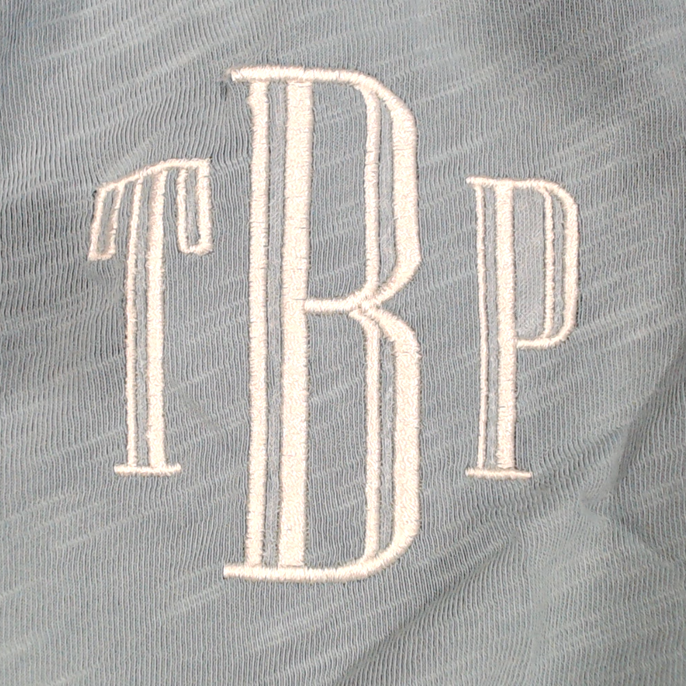 BLOOPER CLOTHING: Monogrammed Henley