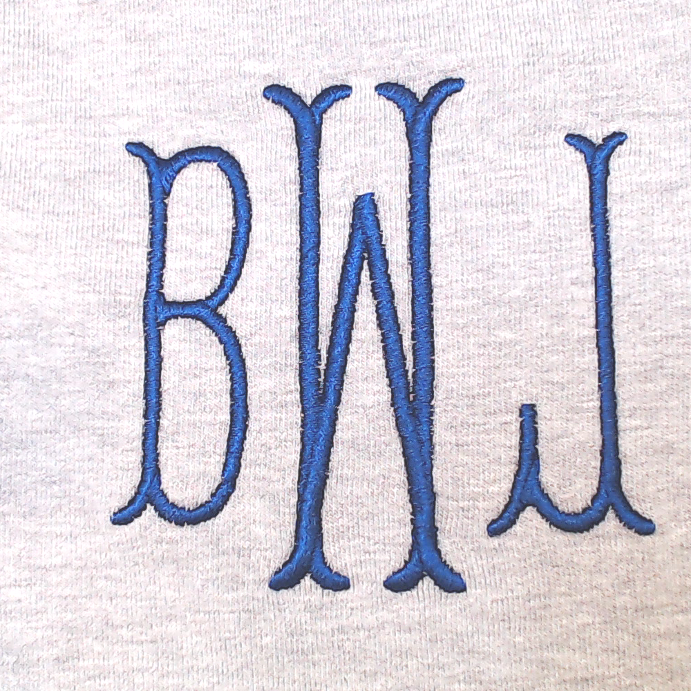 BLOOPER KIDS: Monogrammed Kids Pullover Sweatshirt