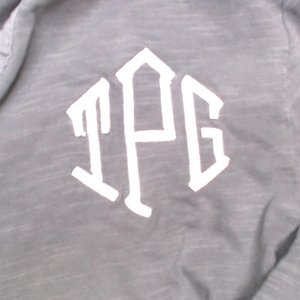 BLOOPER CLOTHING: Monogrammed Henley