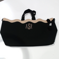 BLOOPER BAG: Monogrammed Wavy Top Weekender