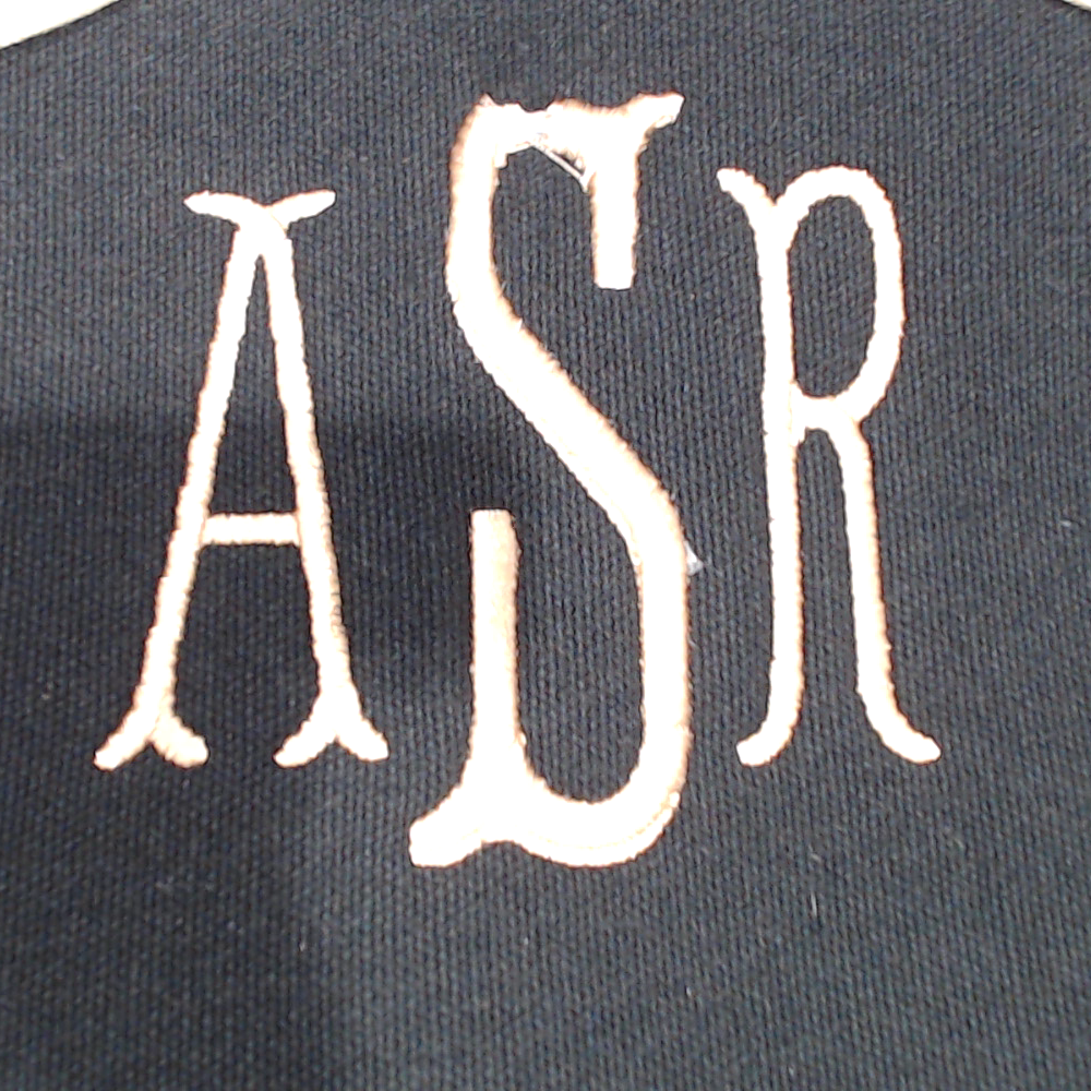 BLOOPER BAG: Monogrammed Wavy Top Weekender