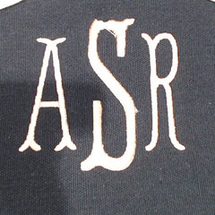 BLOOPER BAG: Monogrammed Wavy Top Weekender