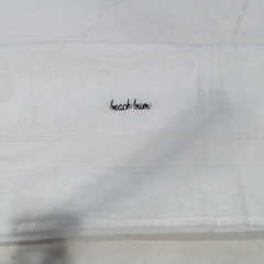 BLOOPER ACCESSORY: Monogrammed White Towel Set