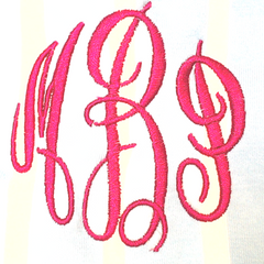 BLOOPER CLOTHING: Monogrammed Ruffle Top