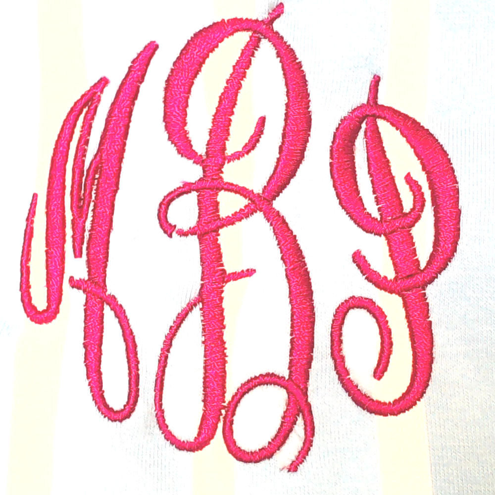BLOOPER CLOTHING: Monogrammed Ruffle Top