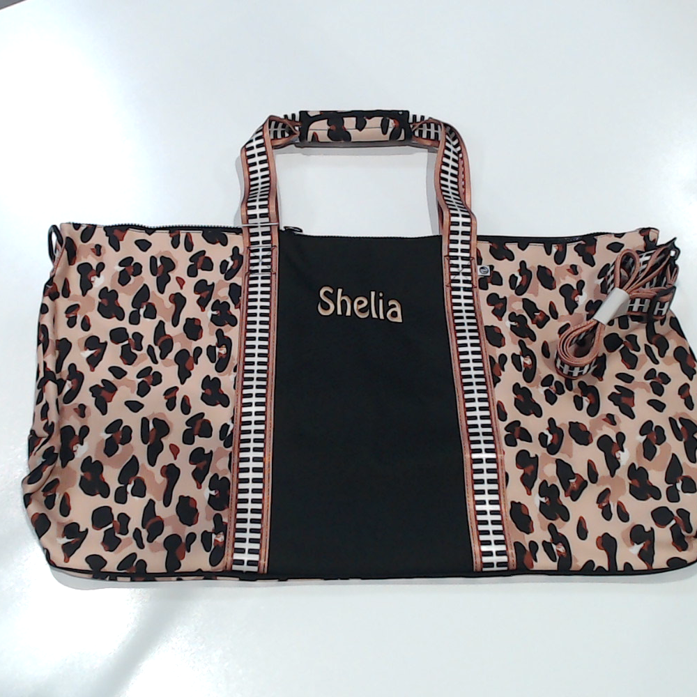 BLOOPER BAG: Monogrammed Weekend Bag