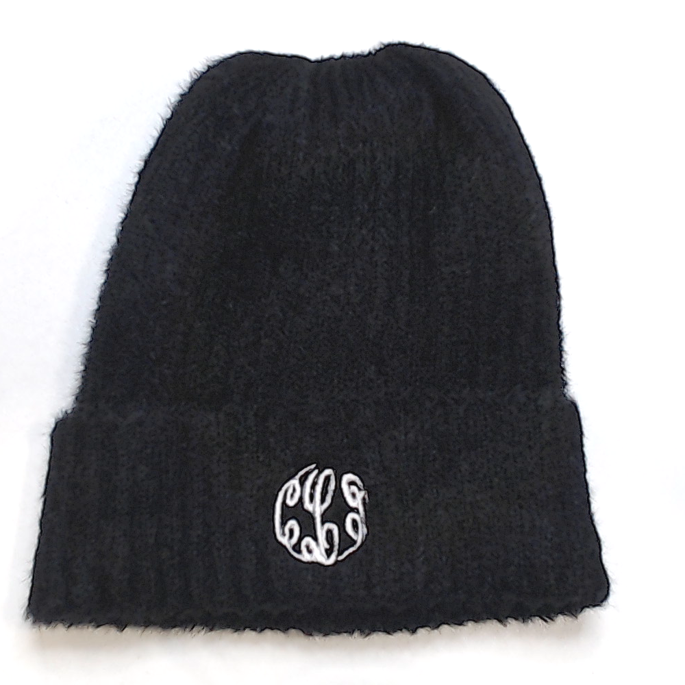 BLOOPER ACCESSORY: Monogrammed Beanie