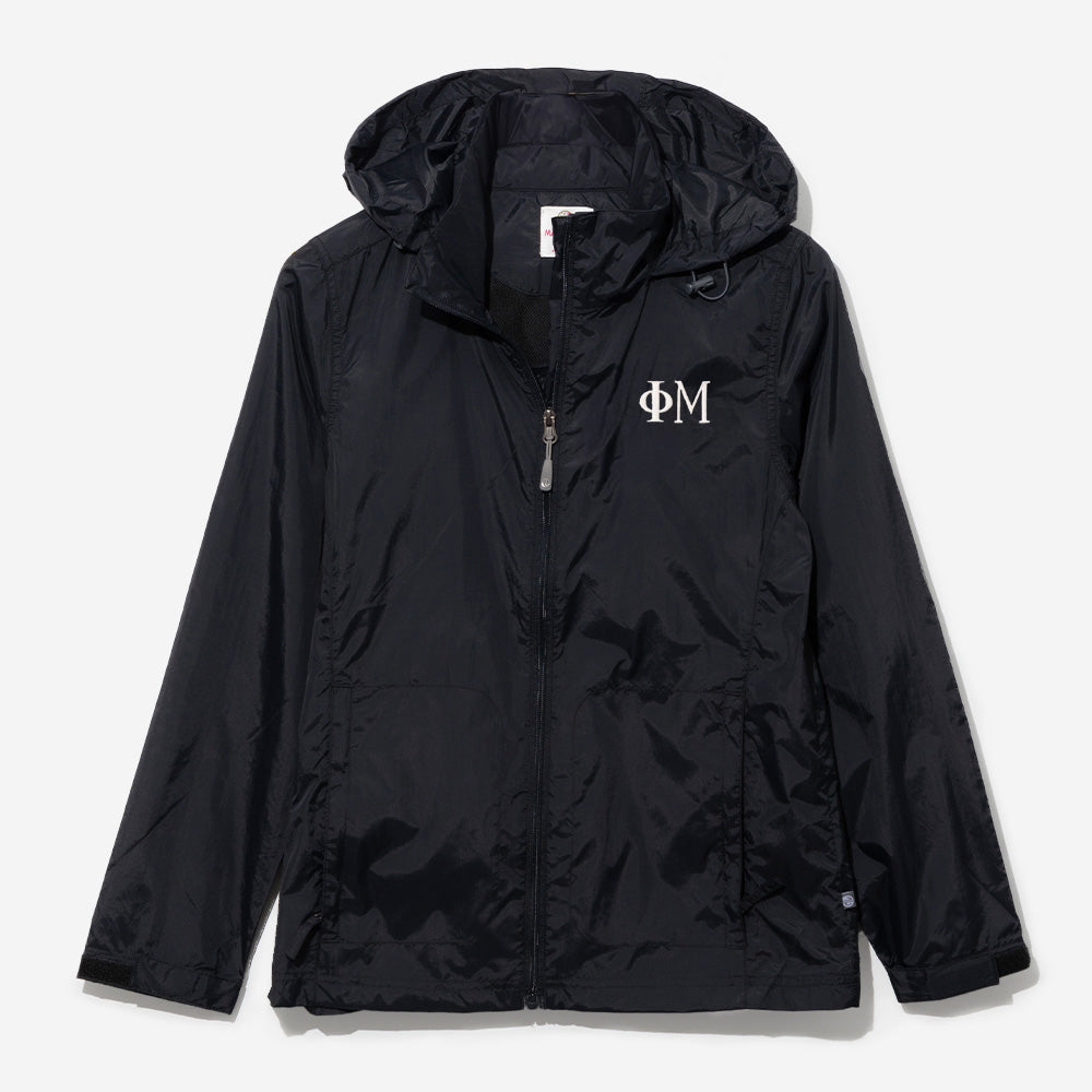 Phi Mu Rain Jacket | Lightweight Sorority Outerwear