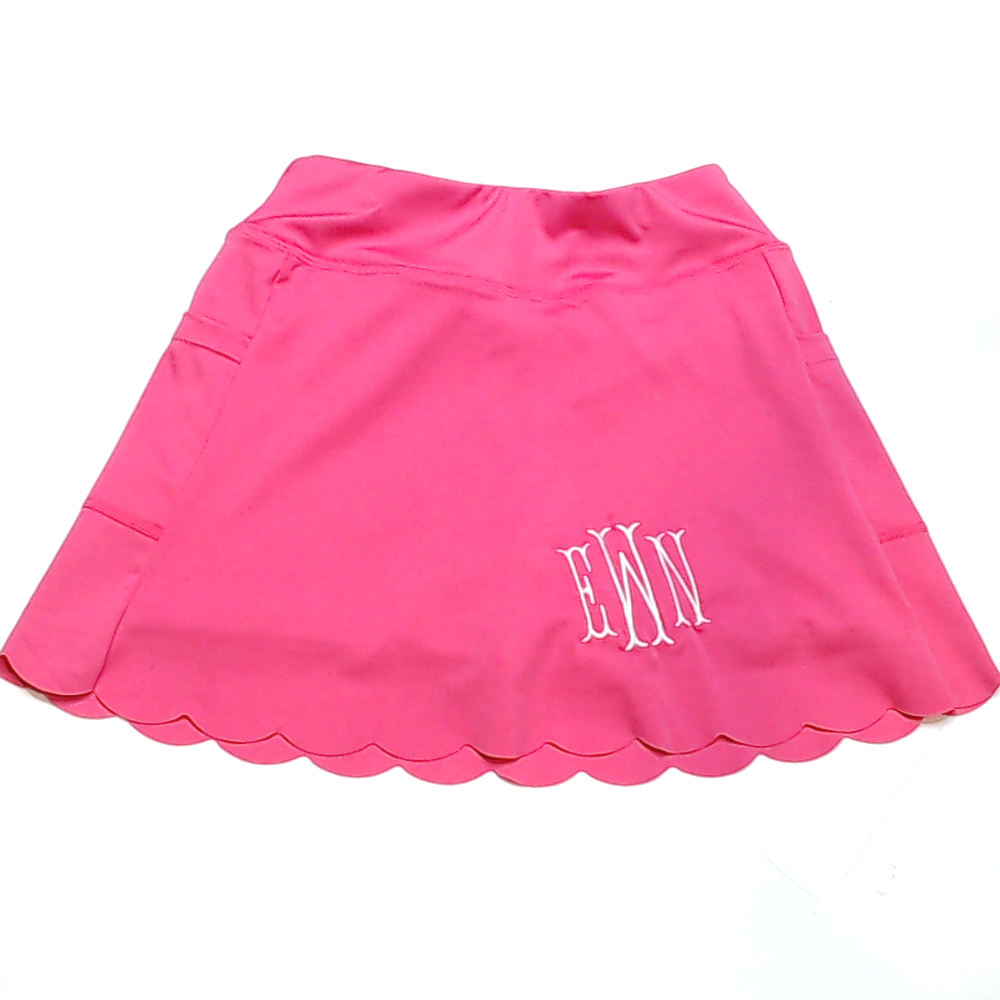 BLOOPER KIDS: Monogrammed Girls Skort