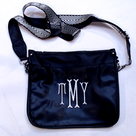 BLOOPER BAG: Monogrammed Saddlebag