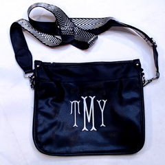 BLOOPER BAG: Monogrammed Saddlebag