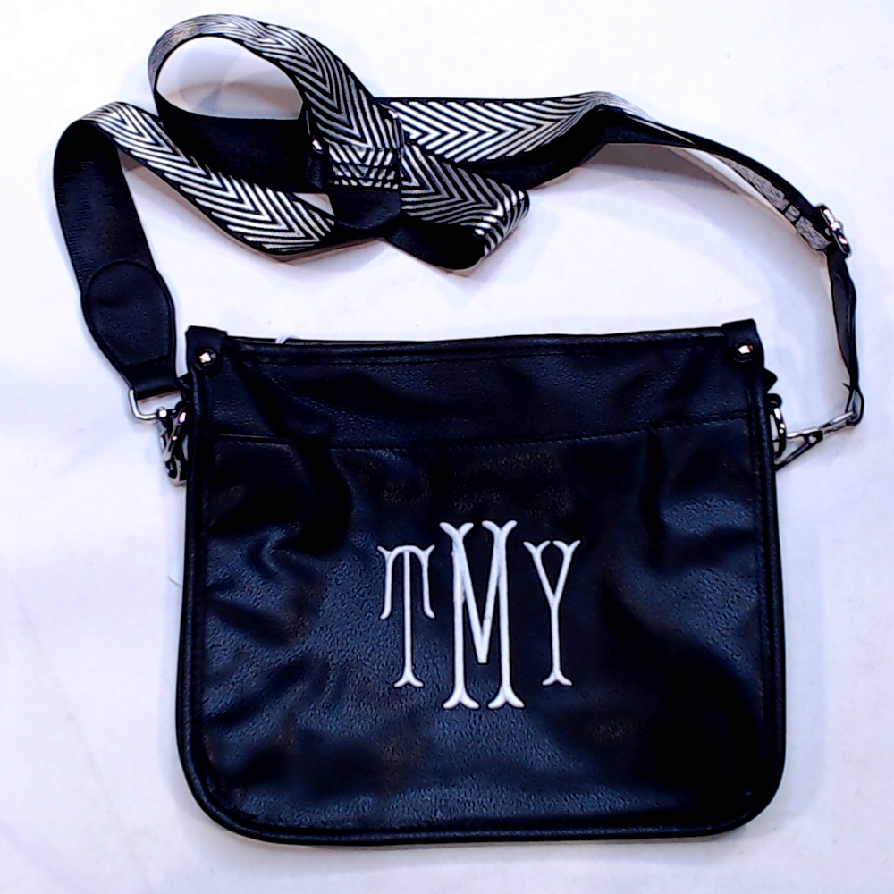 BLOOPER BAG: Monogrammed Saddlebag