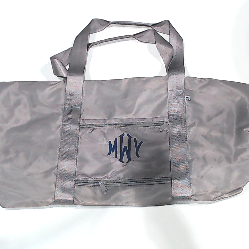 BLOOPER BAG: Monogrammed Carry On Weekender