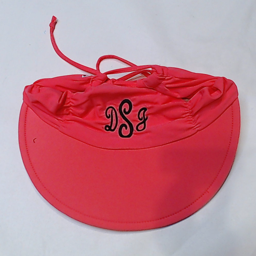 BLOOPER SWIM: Monogrammed Swim Visor