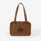 Monogrammed Bible Tote Bag | Brown