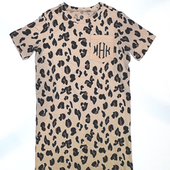 BLOOPER KIDS: Monogrammed Kids T-Shirt Dress