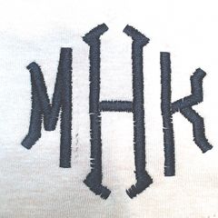 BLOOPER KIDS: Monogrammed Kids T-Shirt Dress