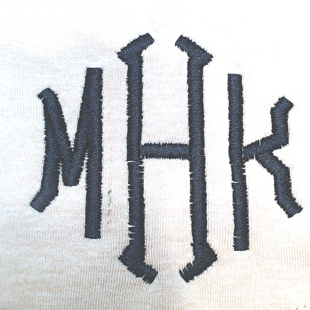 BLOOPER KIDS: Monogrammed Kids T-Shirt Dress