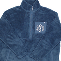 BLOOPER CLOTHING: Monogrammed Sherpa Pullover Tunic