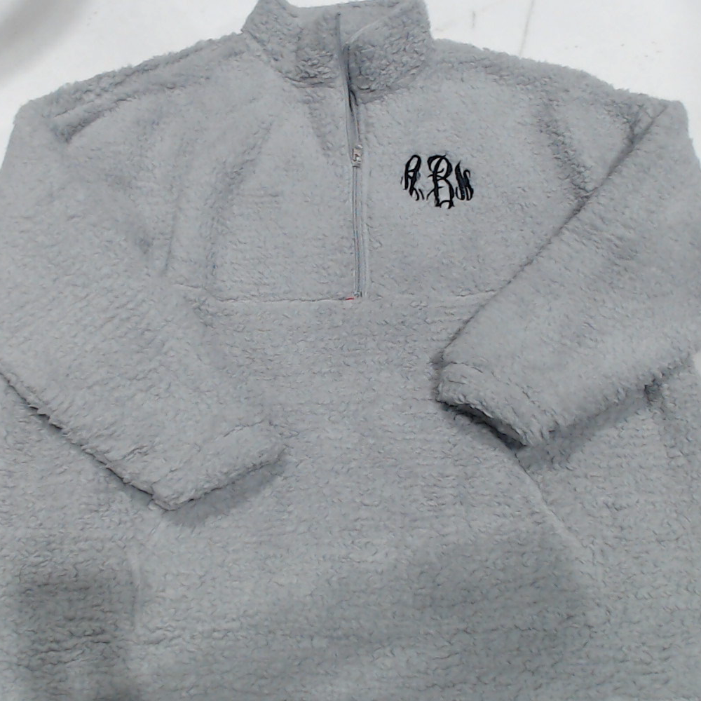 BLOOPER CLOTHING: Monogrammed Sherpa Pullover