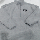 BLOOPER CLOTHING: Monogrammed Sherpa Pullover