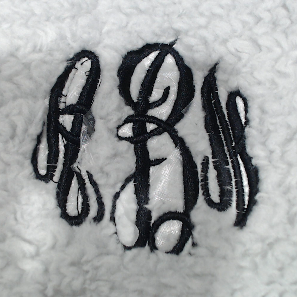 BLOOPER CLOTHING: Monogrammed Sherpa Pullover
