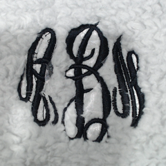 BLOOPER CLOTHING: Monogrammed Sherpa Pullover