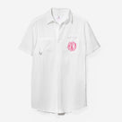 Monogrammed Fishing Shirt | White