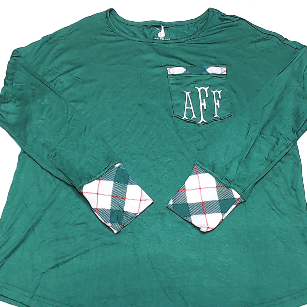 BLOOPER CLOTHING: Monogrammed Pajama Shirt