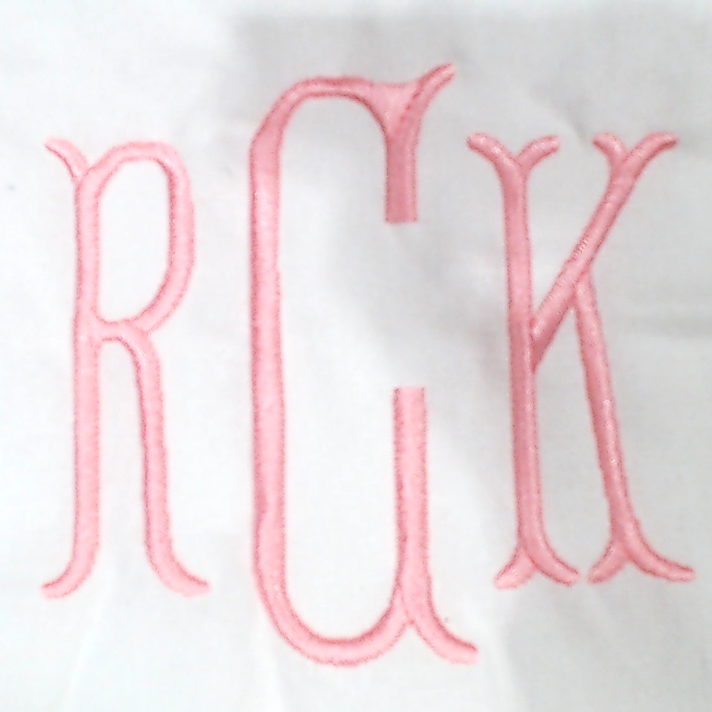 BLOOPER ACCESSORY: Monogrammed Scalloped Pillow Sham