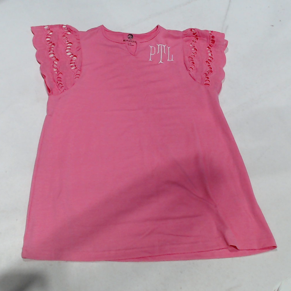 BLOOPER KIDS: Monogrammed Girls Flutter Sleeve Dress