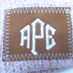 BLOOPER KIDS: Monogrammed Kids Pom Pom Beanie