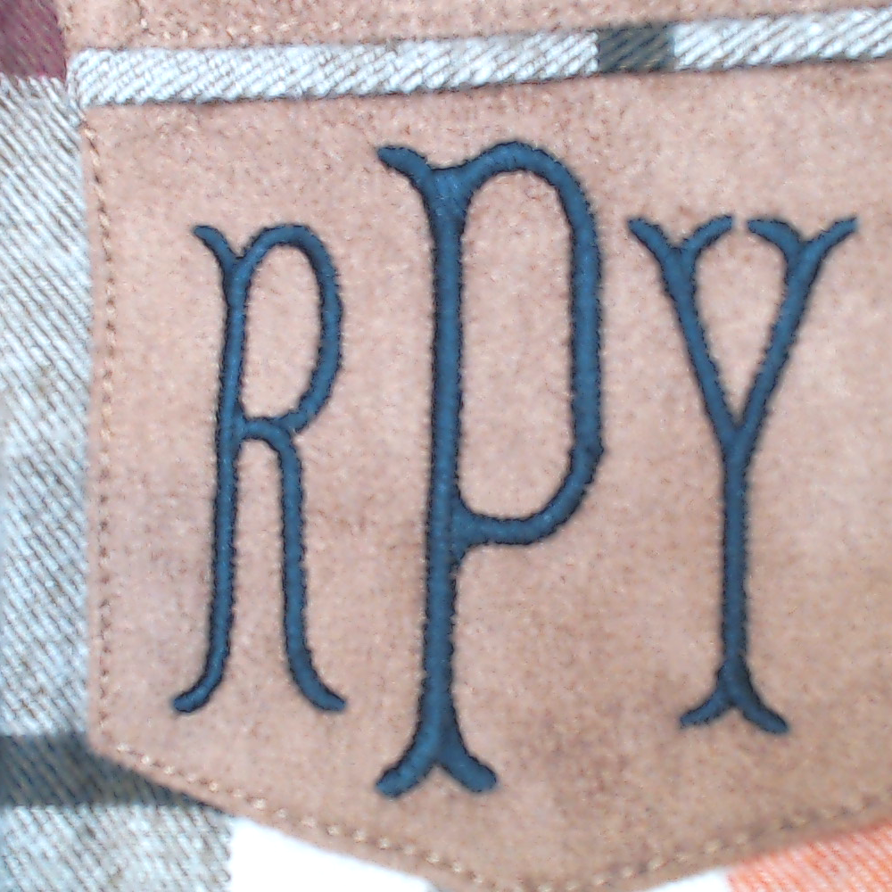 BLOOPER KIDS: Monogrammed Kids Plaid Layering Tunic