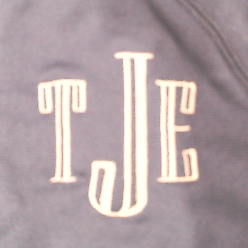 BLOOPER CLOTHING: Monogrammed Athletic Pullover