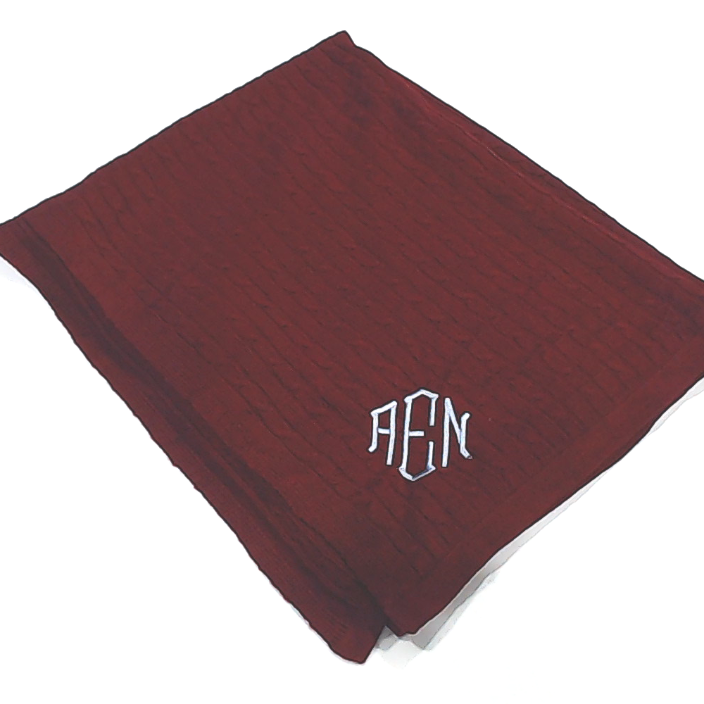 BLOOPER CLOTHING: Monogrammed Poncho