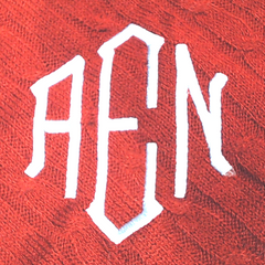 BLOOPER CLOTHING: Monogrammed Poncho