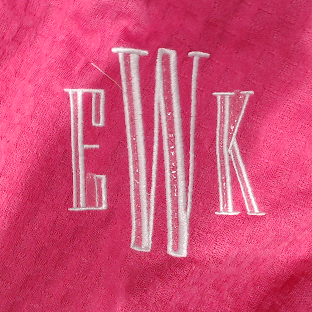 BLOOPER CLOTHING: Monogrammed Waffle Robe