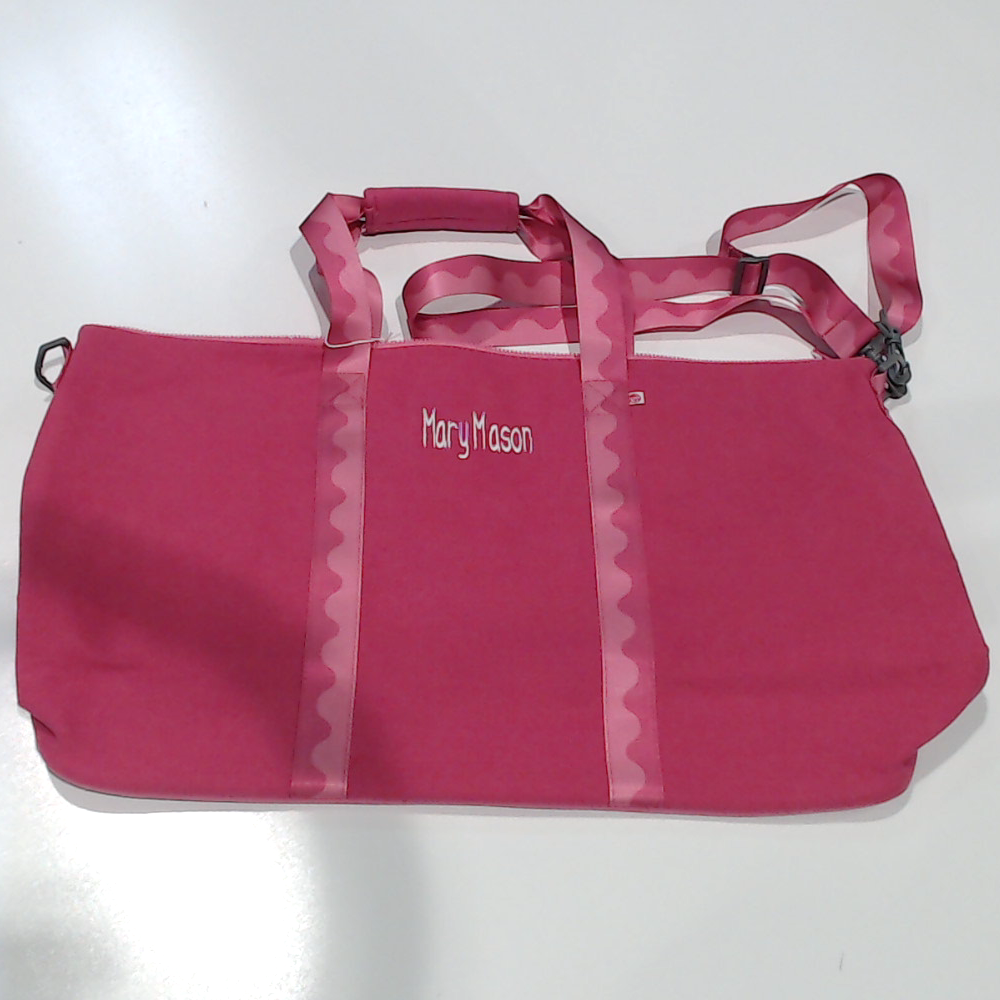 BLOOPER BAG: Monogrammed Weekend Bag