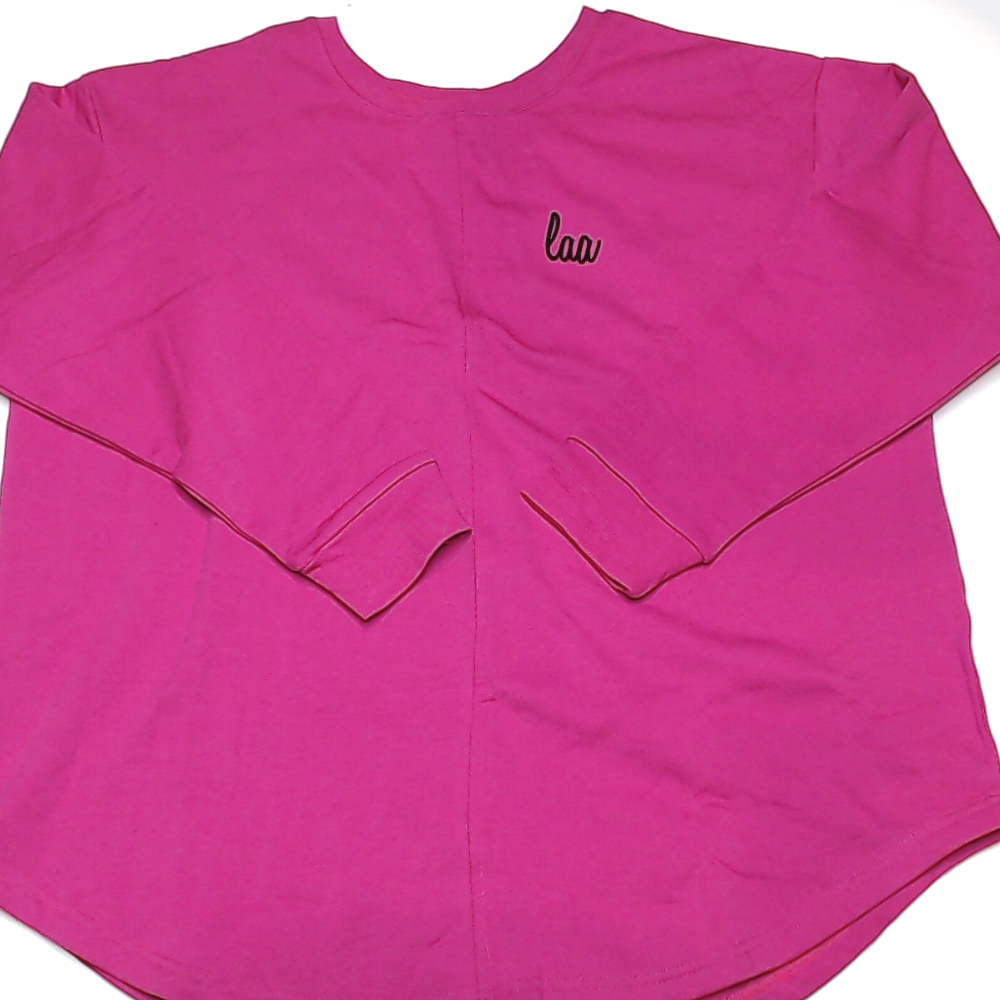 BLOOPER CLOTHING: Monogrammed Open Back Sweatshirt