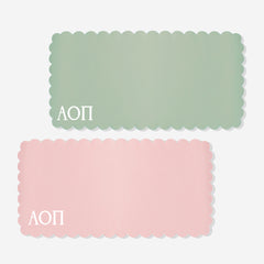 Alpha Omicron Pi Desk Mat | Faux Leather Sorority Desk Accessory