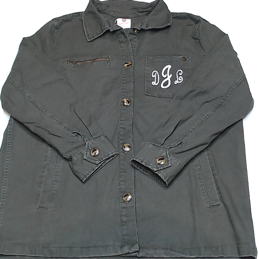BLOOPER CLOTHING: Monogrammed Oversized Button Down Tunic