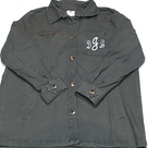 BLOOPER CLOTHING: Monogrammed Oversized Button Down Tunic