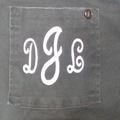 BLOOPER CLOTHING: Monogrammed Oversized Button Down Tunic