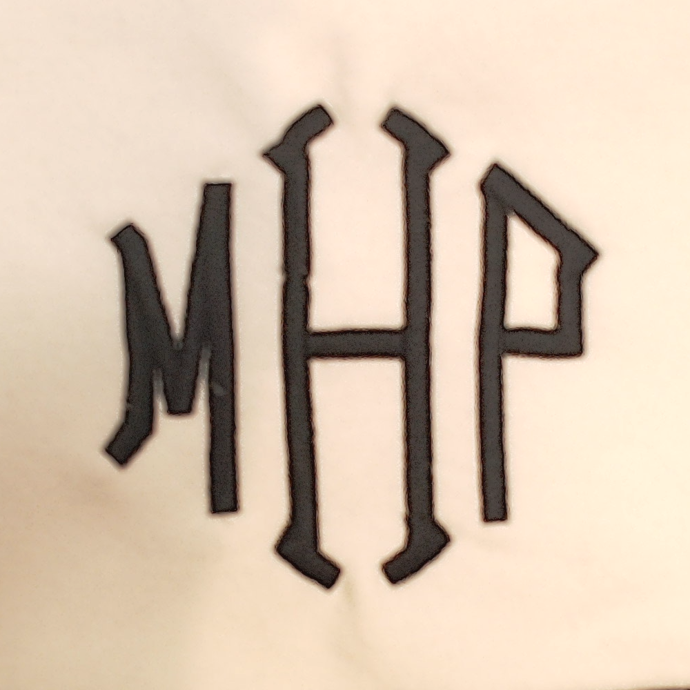 BLOOPER CLOTHING: Monogrammed Quarter Zip Sweatshirt