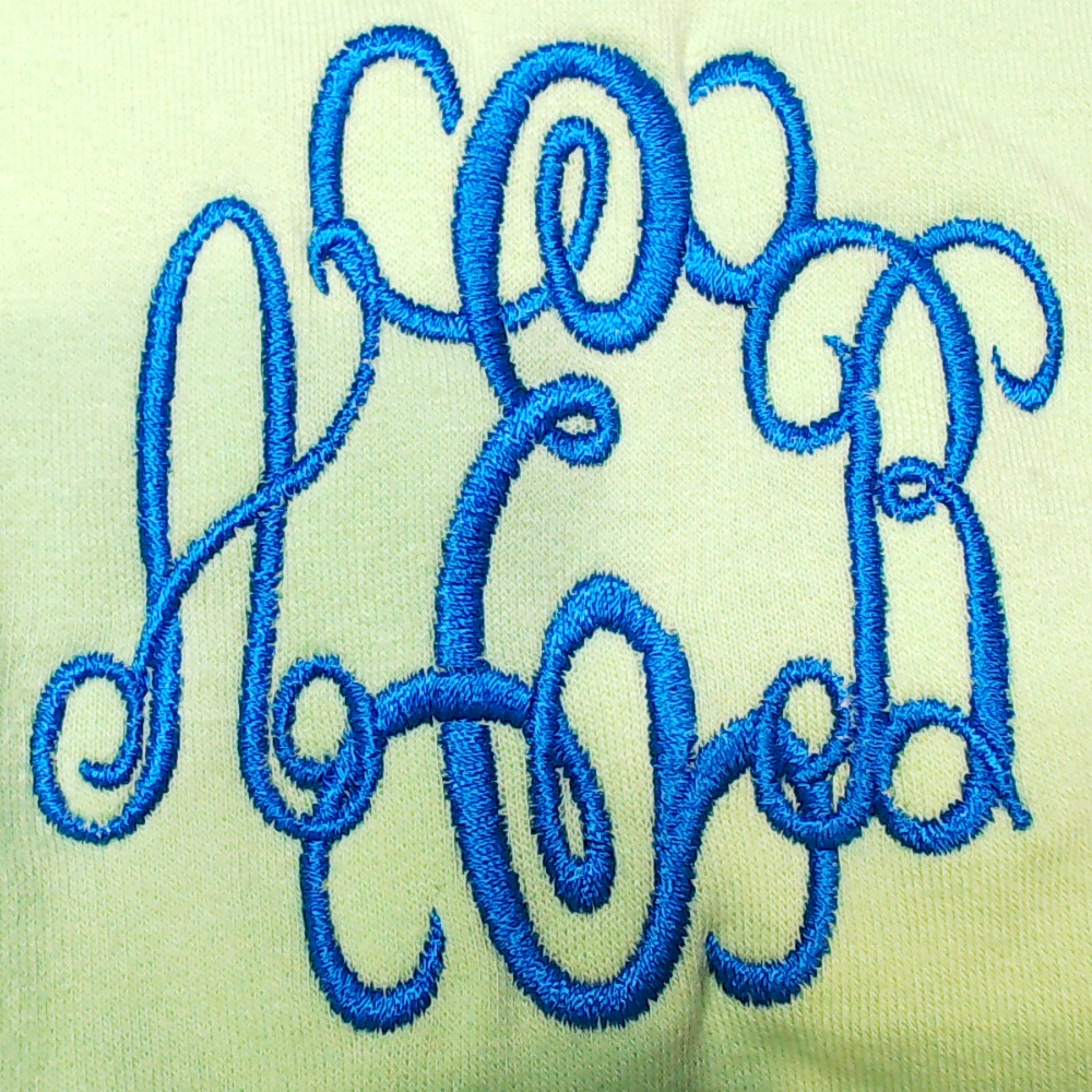BLOOPER CLOTHING: Monogrammed Quarter Zip Sweatshirt