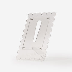 Clear Scalloped Picture Frame