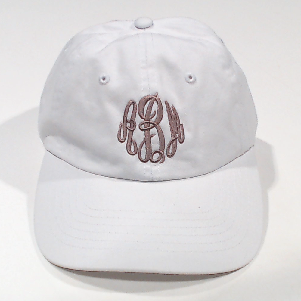 BLOOPER ACCESSORY: Monogrammed Baseball Hat